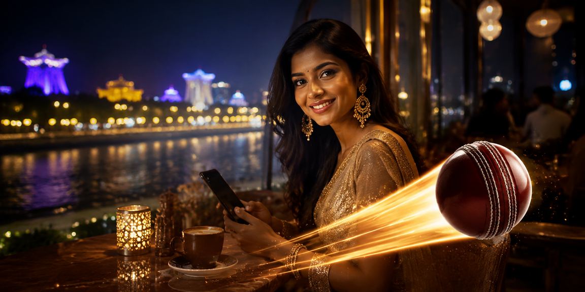 Live casino dealer session on mobile device for Indian bettors
